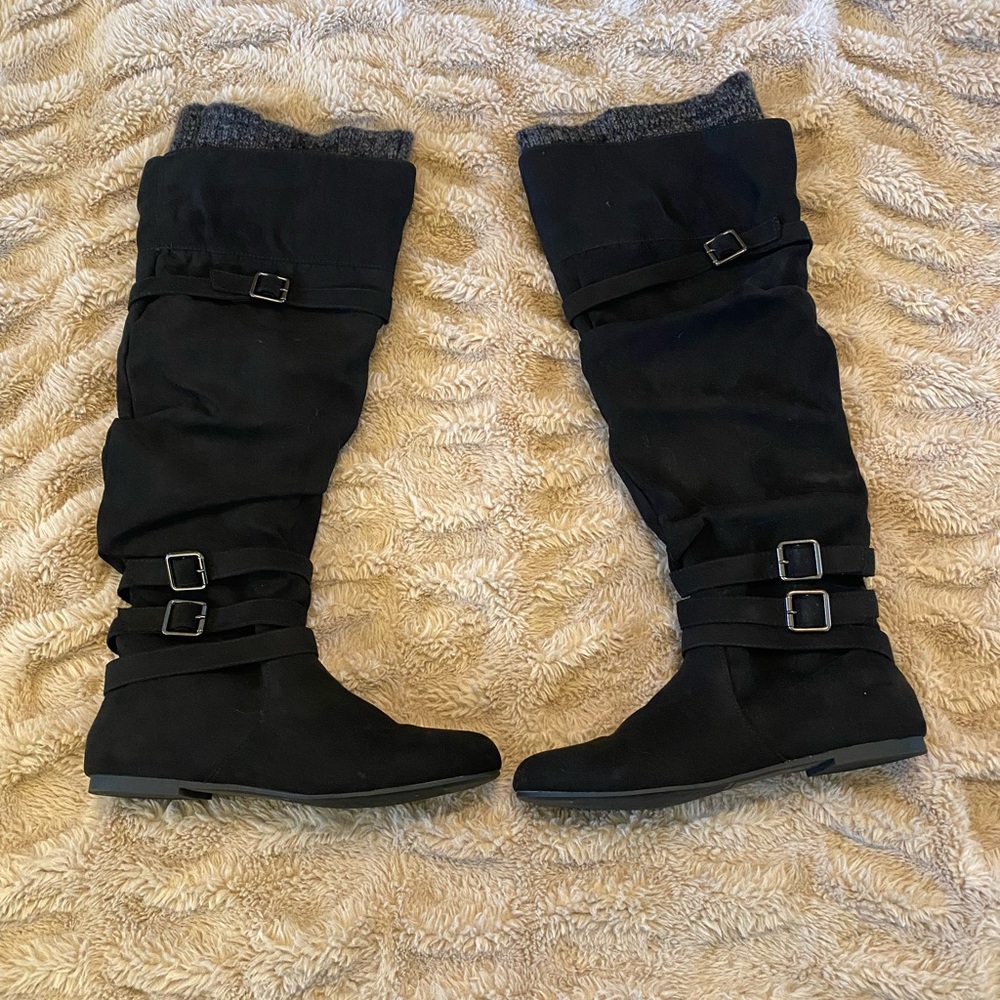 Knee high boots